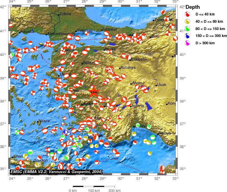Regional moment Tensor