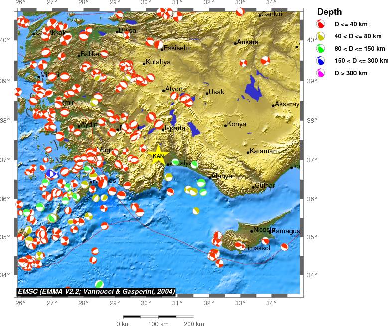 Regional moment Tensor