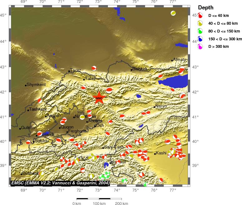 Regional moment Tensor