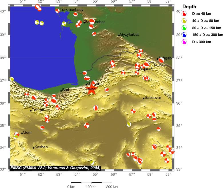 Regional moment Tensor
