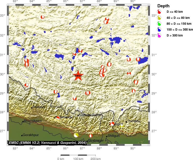 Regional moment Tensor