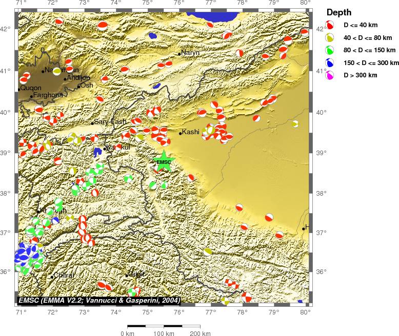 Regional moment Tensor