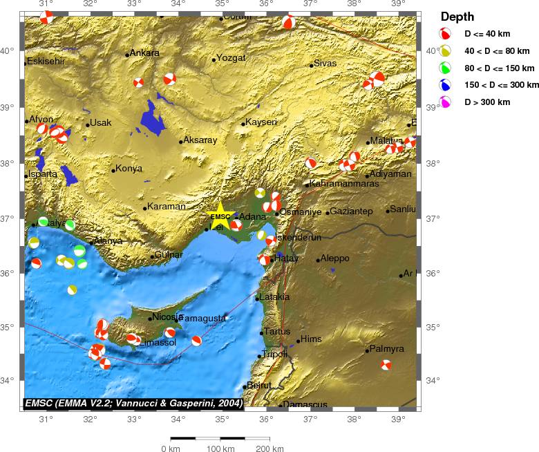 Regional moment Tensor