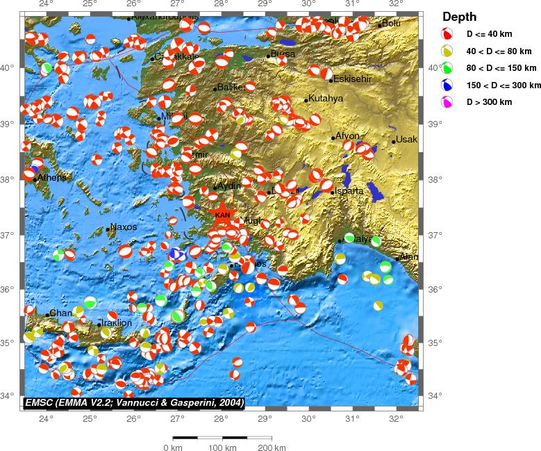 Regional moment Tensor