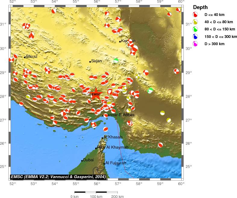 Regional moment Tensor