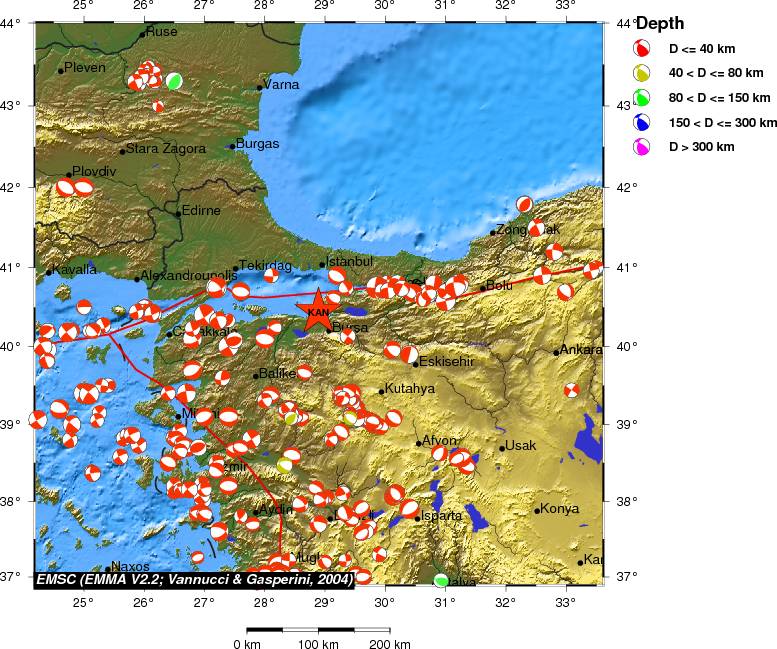 Regional moment Tensor