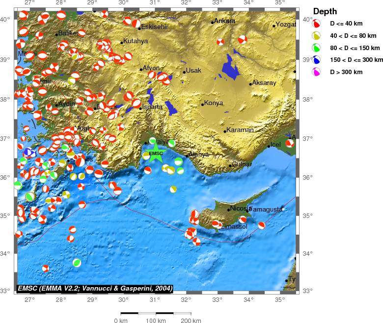 Regional moment Tensor