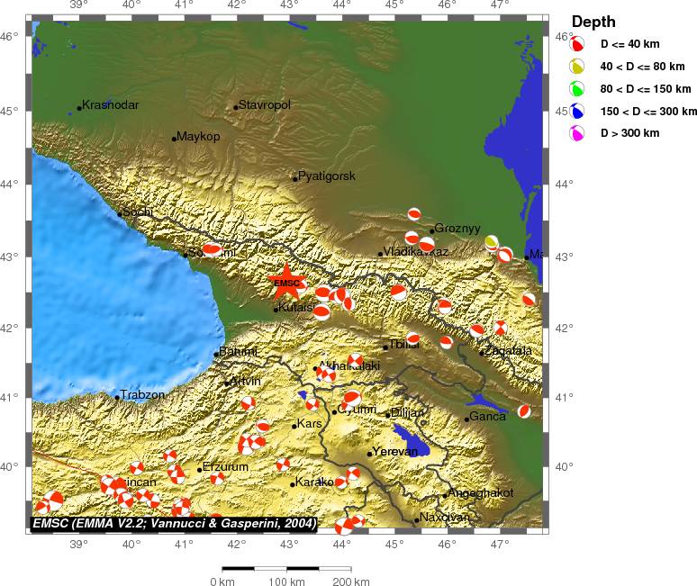 Regional moment Tensor