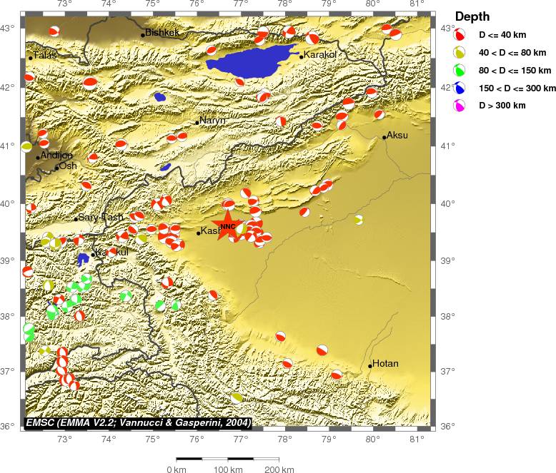 Regional moment Tensor