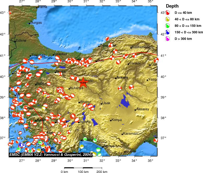 Regional moment Tensor