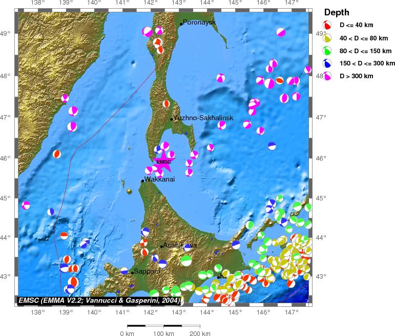 Regional moment Tensor