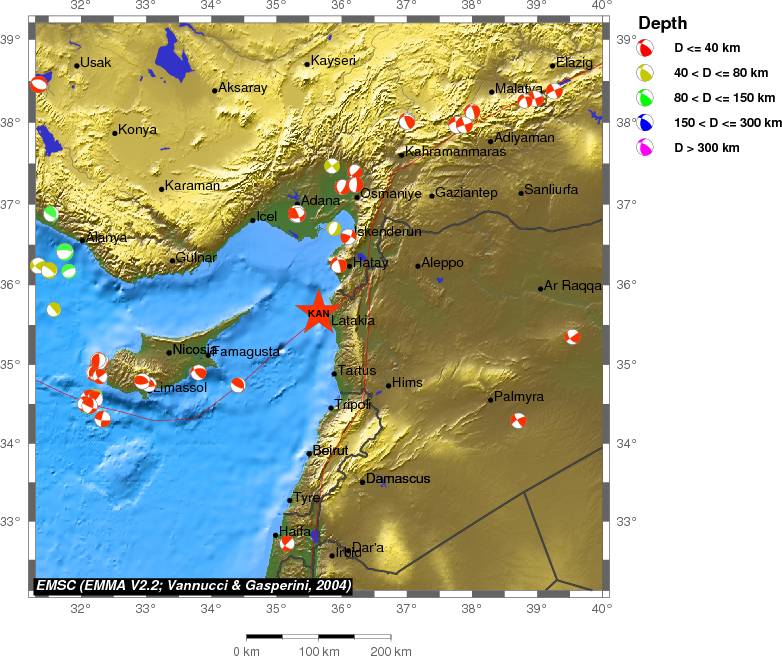 Regional moment Tensor