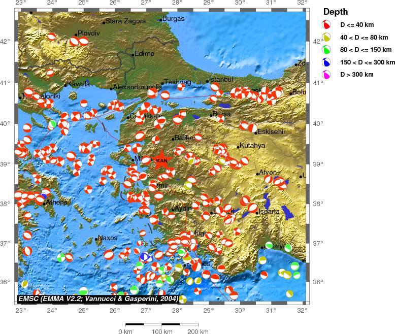 Regional moment Tensor