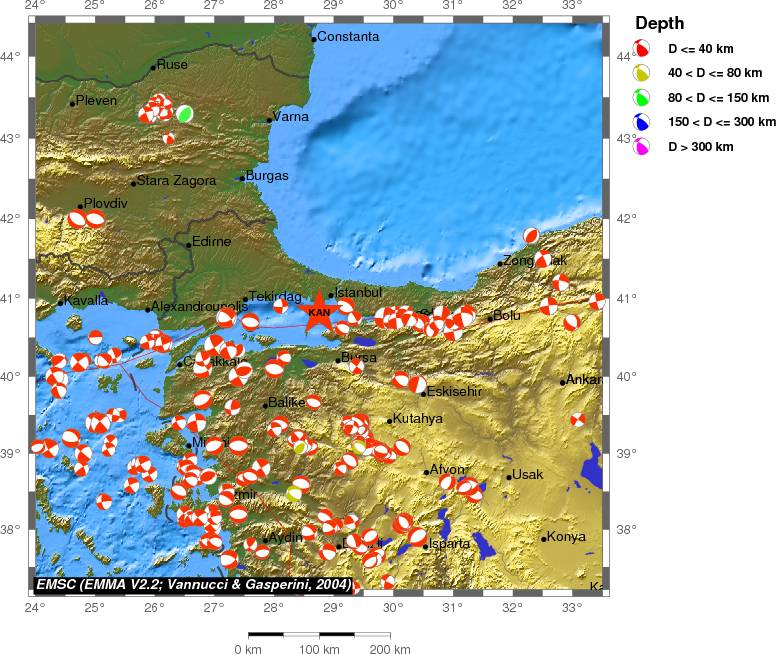 Regional moment Tensor