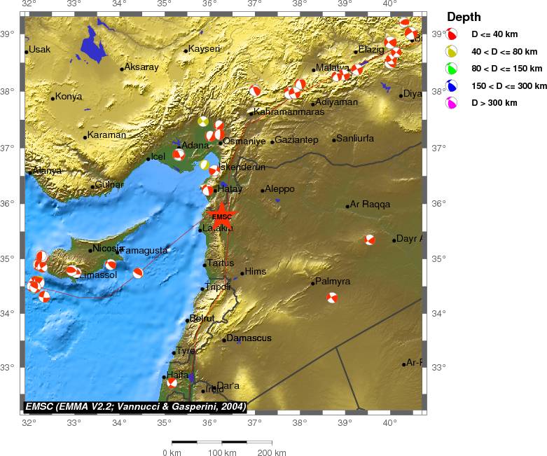 Regional moment Tensor