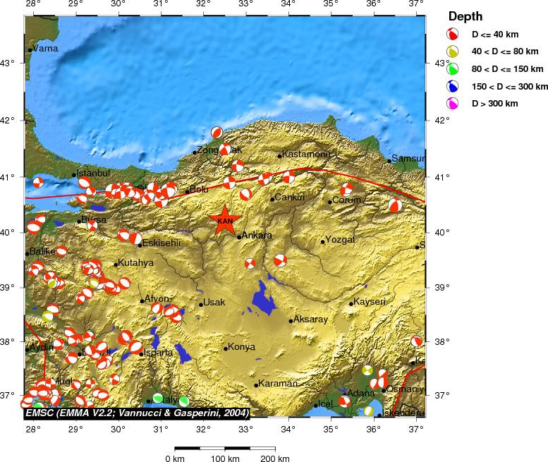 Regional moment Tensor