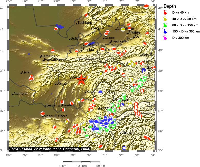 Regional moment Tensor