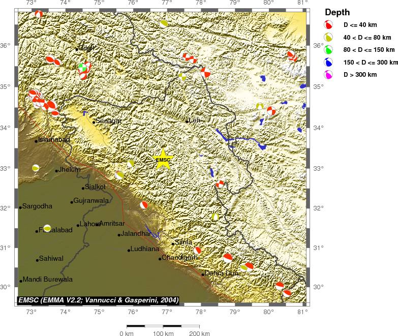 Regional moment Tensor