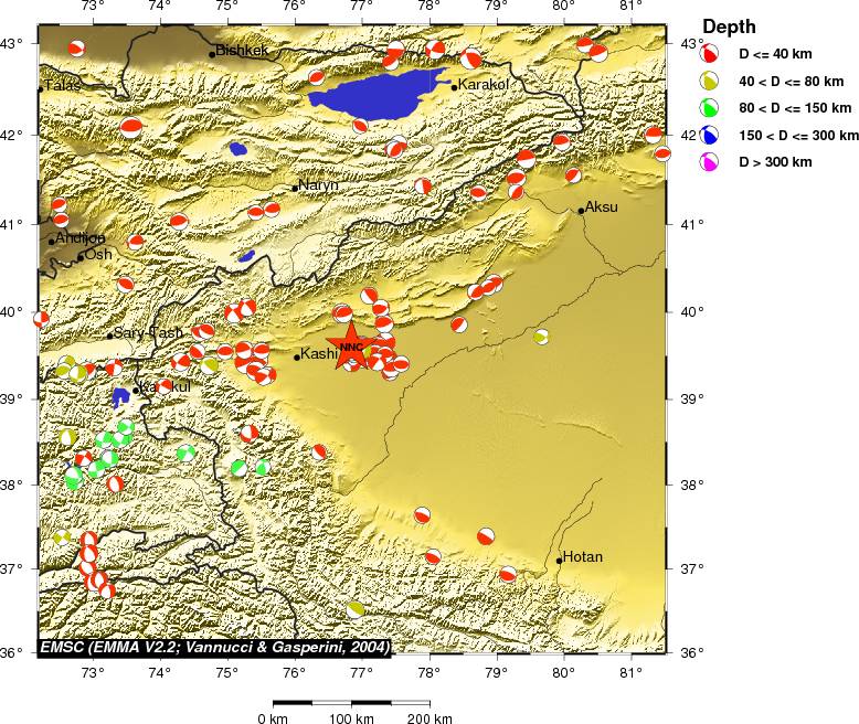Regional moment Tensor