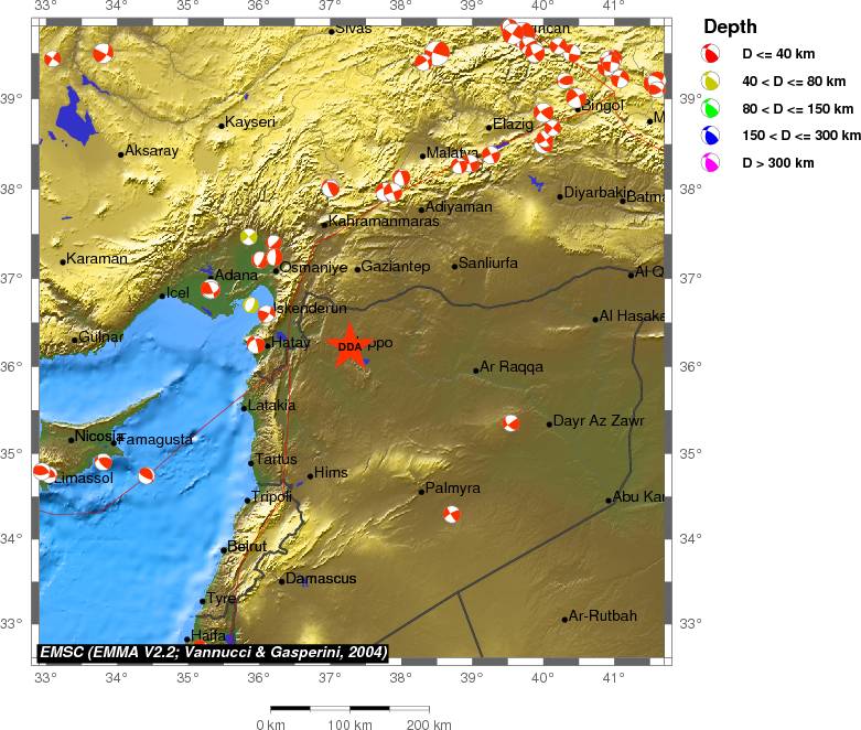 Regional moment Tensor