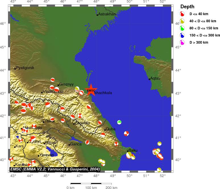 Regional moment Tensor