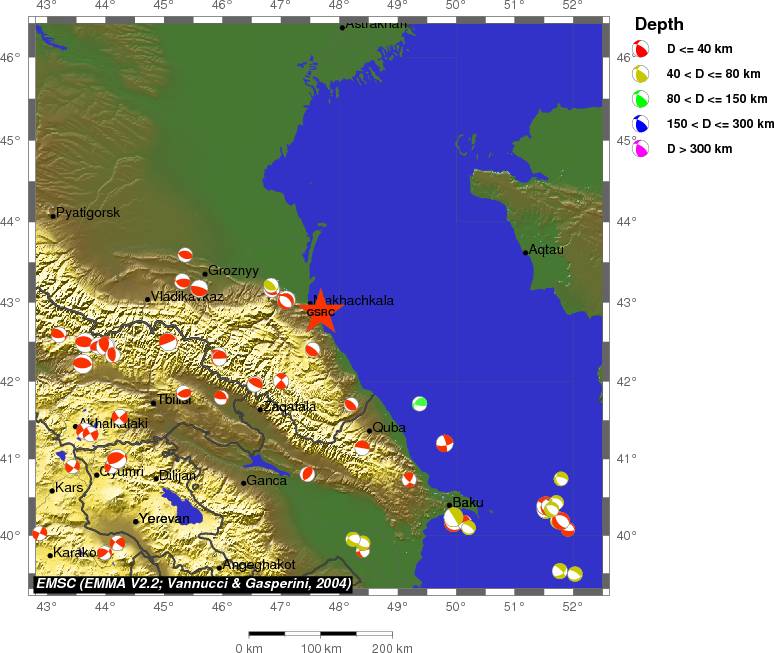 Regional moment Tensor