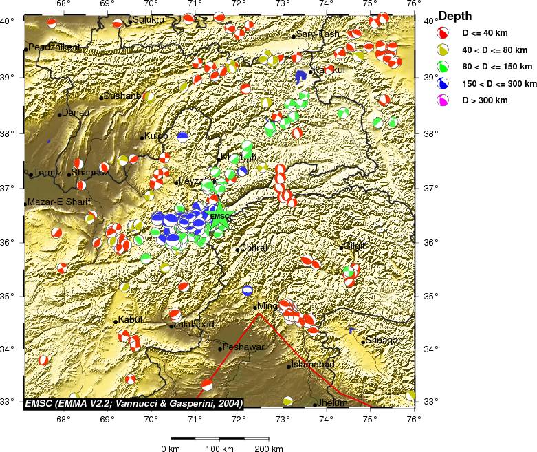 Regional moment Tensor