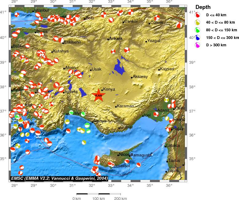 Regional moment Tensor