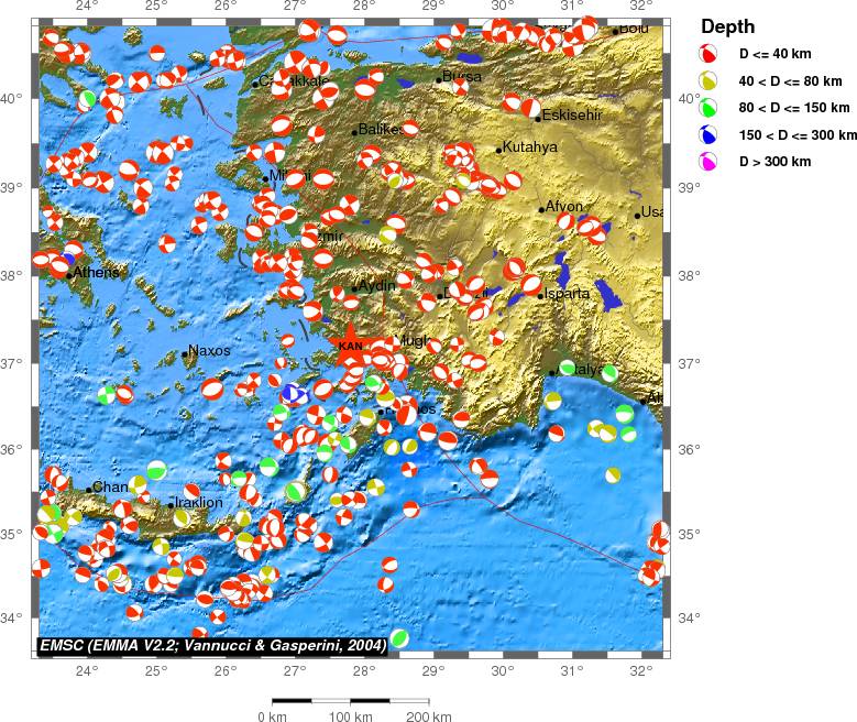 Regional moment Tensor