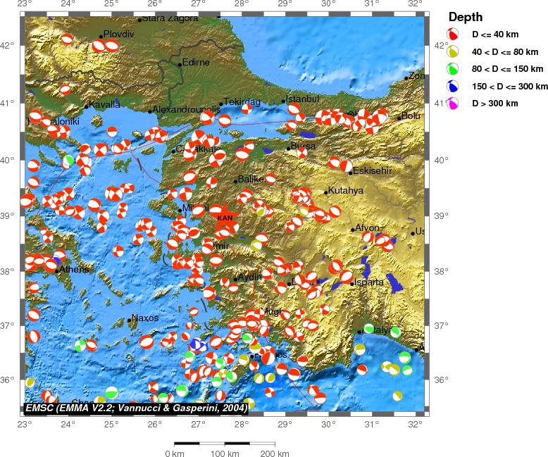 Regional moment Tensor