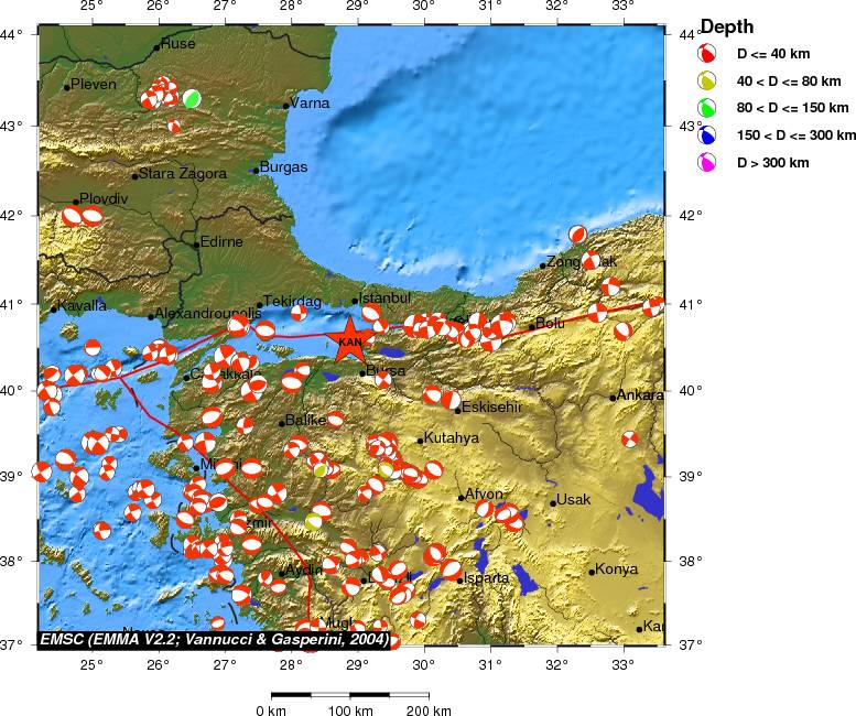 Regional moment Tensor