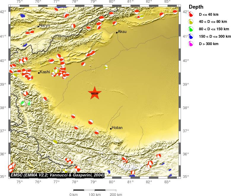 Regional moment Tensor