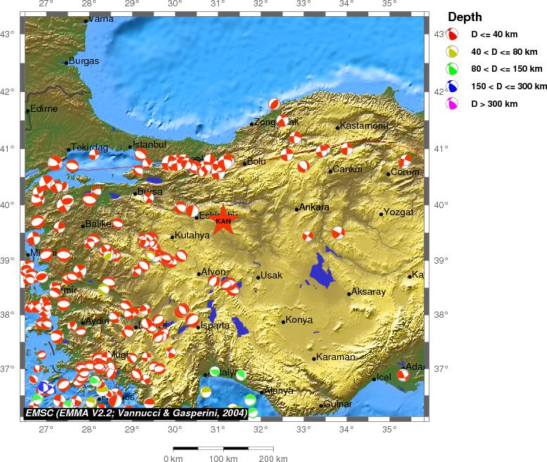 Regional moment Tensor