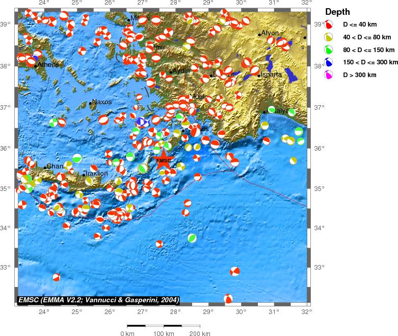 Regional moment Tensor