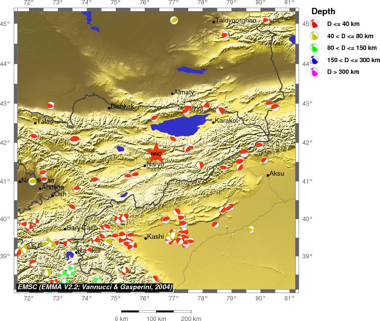 Regional moment Tensor
