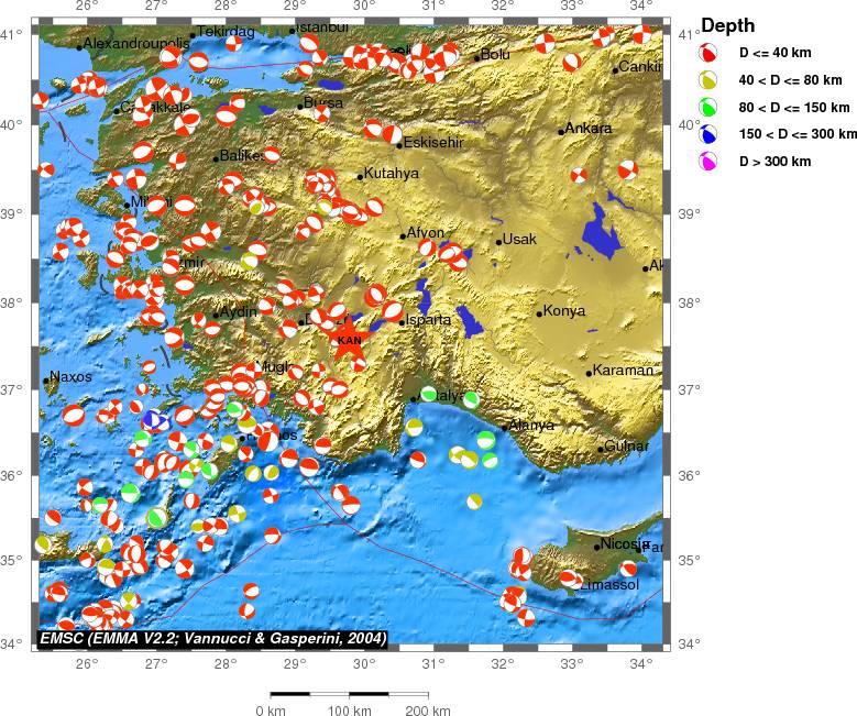 Regional moment Tensor