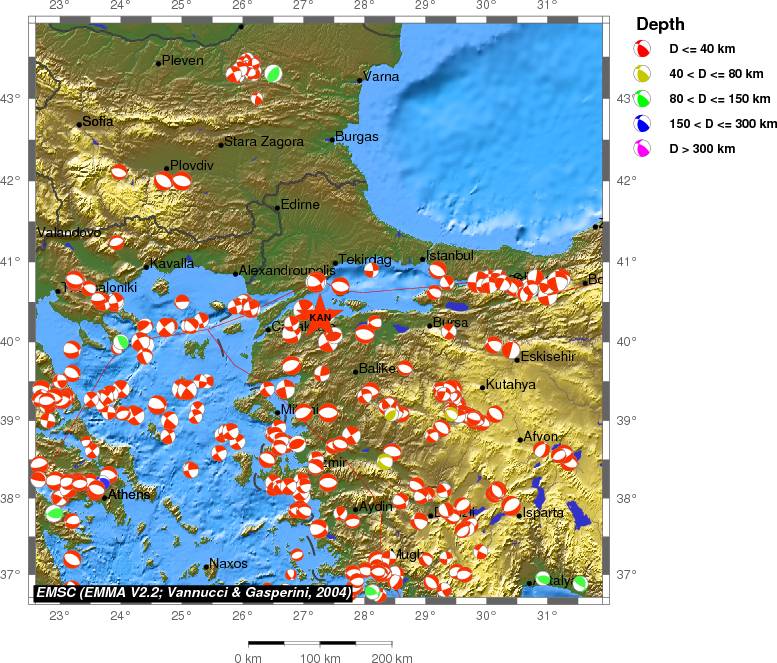 Regional moment Tensor