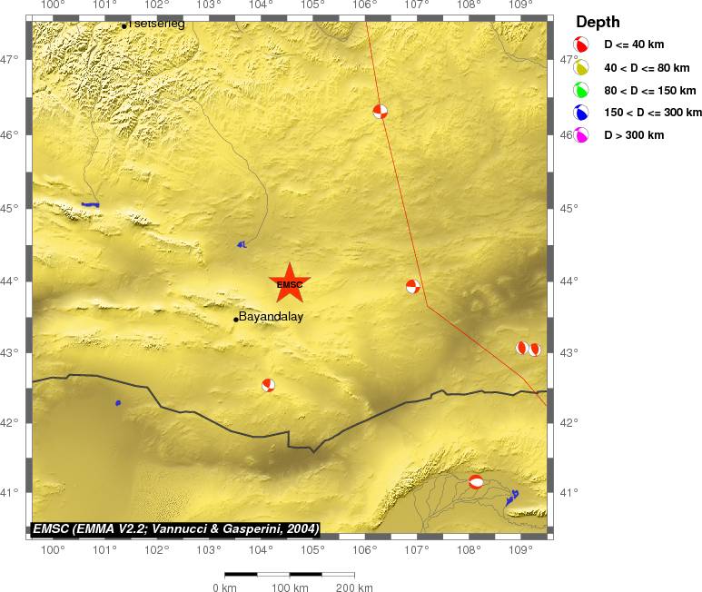 Regional moment Tensor