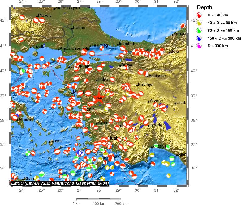 Regional moment Tensor