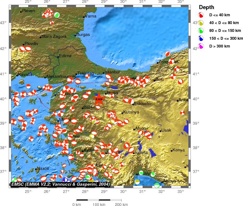 Regional moment Tensor