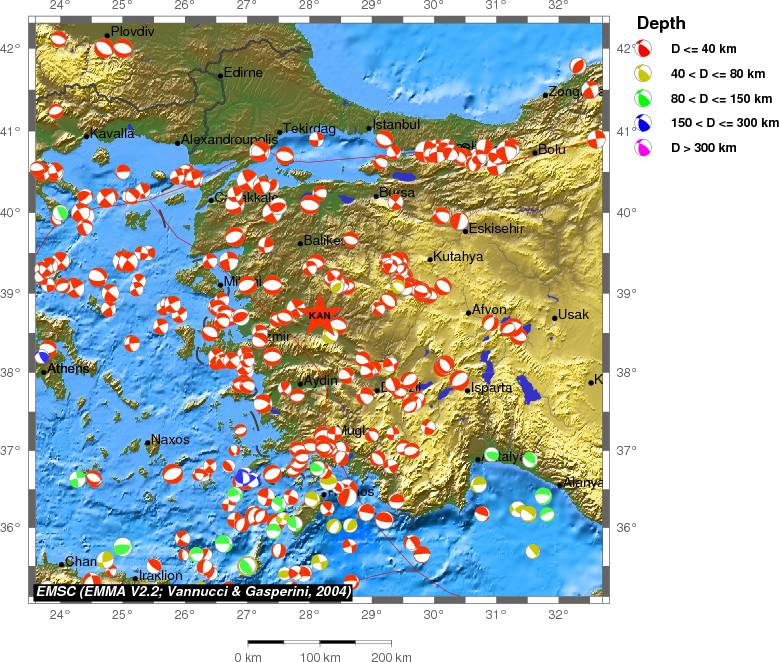 Regional moment Tensor