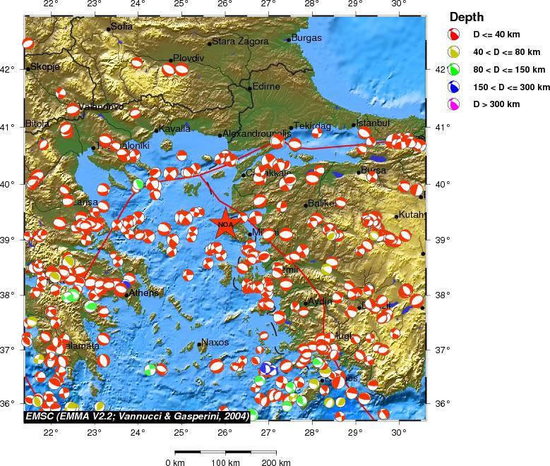 Regional moment Tensor