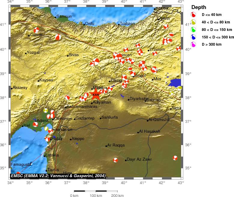 Regional moment Tensor