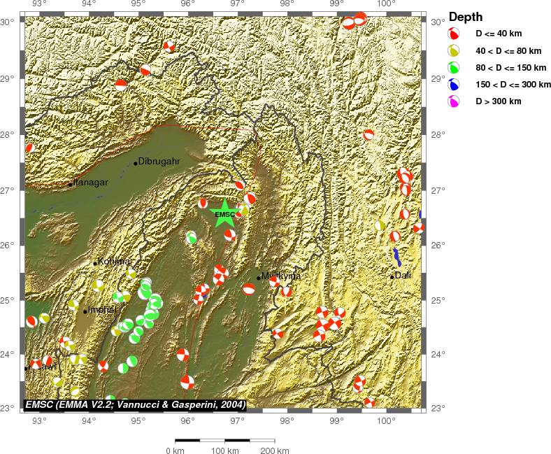 Regional moment Tensor