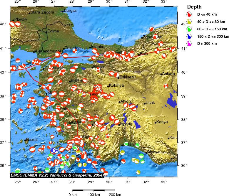 Regional moment Tensor