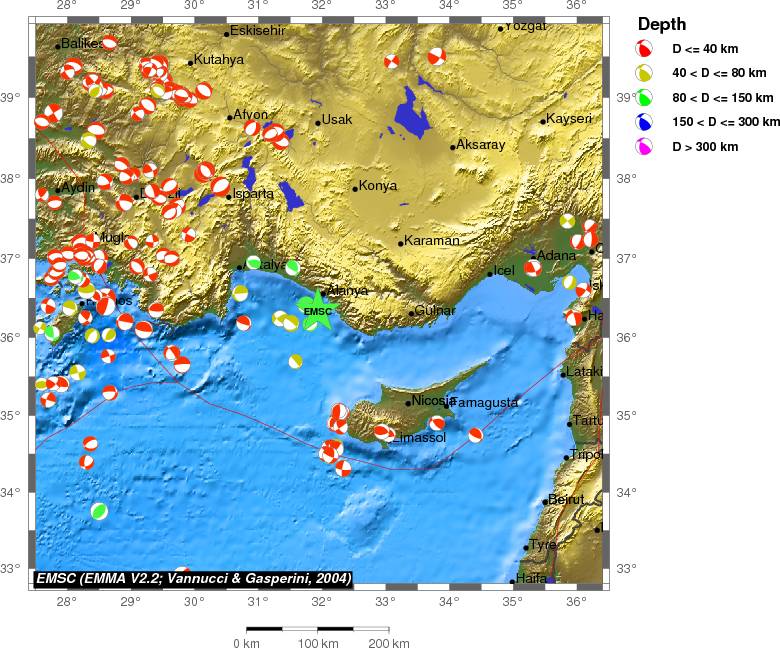 Regional moment Tensor