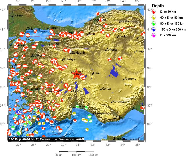 Regional moment Tensor