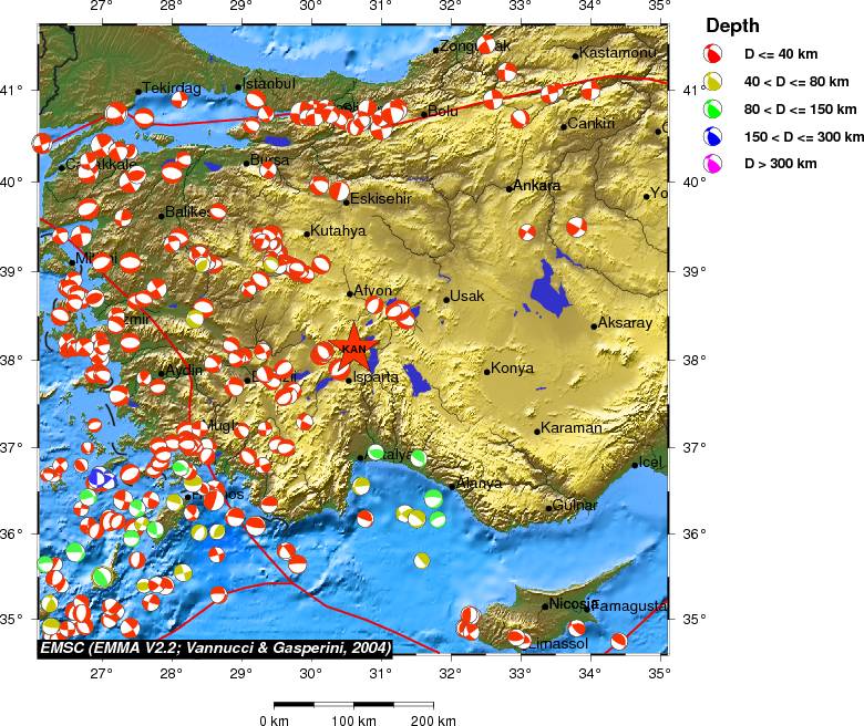 Regional moment Tensor