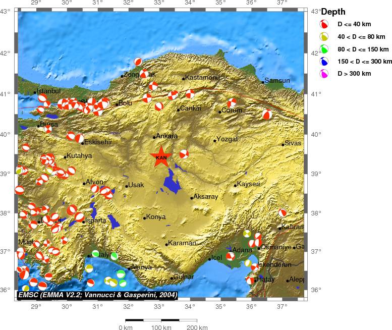 Regional moment Tensor