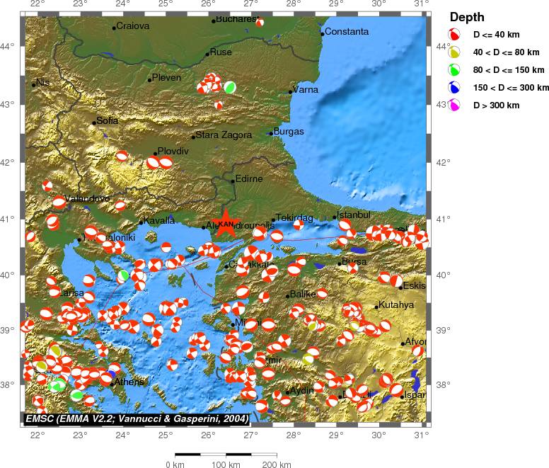Regional moment Tensor